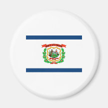 West- Virginiaflagge International Kühlschrankmagnete