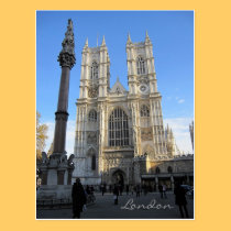 Westminster Abbey, London-Postkarte postkarten