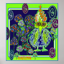 "WHATEVEREVER VOGEL" GICLEE DRUCK POSTERDRUCKE