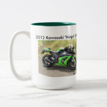 Wheelie de ZX10R après Gixxer Tasse