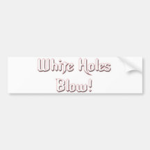 WhiteHolesBlow Autocollants Pour Voiture