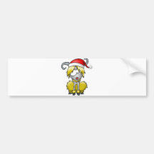 Widder-Weihnachten Autosticker