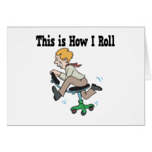 Wie ich Büro-Stuhl rolle Karte