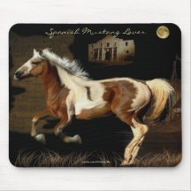 Wild Mustang Spanish Conquistadore Theme Mousepad