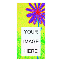Wilde Blumen-Foto-Karte Individuelle Photo Karten