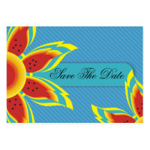 Wilde erschwingliche Save the Date Karten Sun Visitenkartenvorlagen