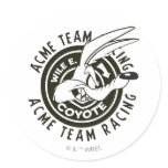 Wile E. Coyote Acme Team Racing B/W Sticker