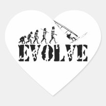 Windsurfing Windsurf Evolutions-Sport-Kunst Sticker