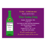 Wine Tasting Party Invitation - Purple