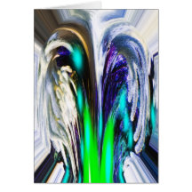 Winged Geist der Natur Grußkarte