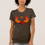 Winged Herz-T-Shirt t-shirts