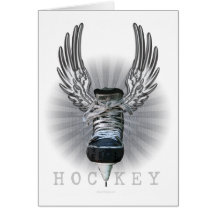 Winged Hockey Karte