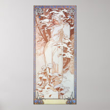 Winter-Göttin Poster