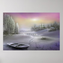 Winter-Landschaft Posters