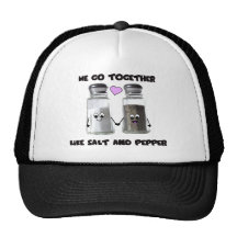 Wir gehen zusammen wie Salz und Pfeffer Trucker Kappe