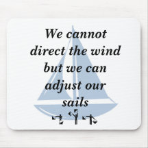 Wir können den Wind nicht verweisen Mauspads