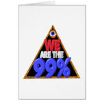 Wir sind der 99% Occupy Wall Streetprotest Grußkarten