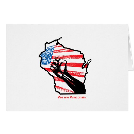 Wir sind Wisconsin Karte