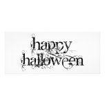 Wirbler Grunge glückliches Halloween Bedruckte Werbekarten