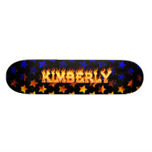 Wirkliches Feuer Kimberlys Skatersollie Skateboard Personalisierte Skateboards