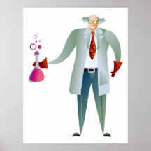 Wissenschaftler Posterdruck