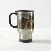 Wolf-Kuss-Reise-Becher Teetasse