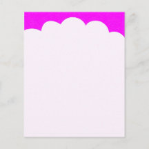 Wolkenspitzen - Magenta Flyerdruck