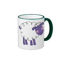 Wollige Schafe Kaffeehaferl