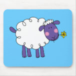 Wollige Schafe Mousepads