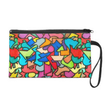WOMANS BAG DESIGNED BY ARTIST METRO ONE WRISTLET
