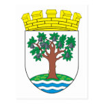 Worcestershire-Wappen Postkarte