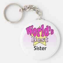World's Best Sister Sleutel Hanger