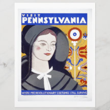 WPA - visite Pennsylvanie Prospectus En Couleur