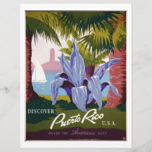 WPA - visite Porto Rico Prospectus Personnalisés
