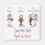 Wunderlicher Spaß Save the Date Kühlschrankmagnete