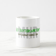 Wütende Hutmacher-Riff-Kaffeetasse