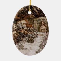 Wütendes Hutmacher-Tee-Party durch Verzierung Arth Weihnachtsornament