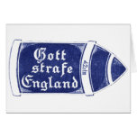 WWI bestrafen England Grußkarte
