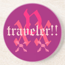 X x, x X, voyageur ! ! Dessous De Verre