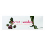 Y et rouge cartes de visite personnelles