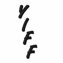 Y, I, F, F SWEATSHIRT À CAPUCHE BRODÉ