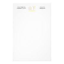 Yamashita Monogramm Büropapier