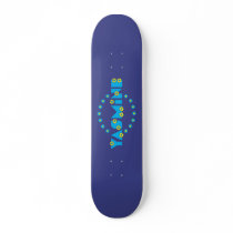 Yasmine in Flores-Blau
