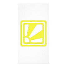 Yellow Summer Sign Picture Card