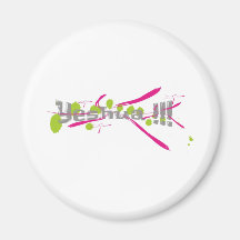 Yeshua ! ! ! roses de traits de vertes de taches d magnets pour réfrigérateur