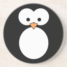 Yeux de pingouin dessous de verre