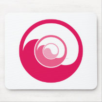Yin Yang Entwurf mauspads