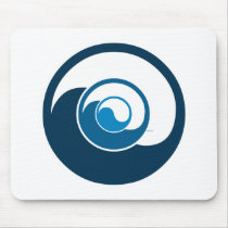 Yin Yang Entwurf mauspads