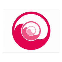 Yin Yang Entwurf postkarten