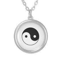 Yin-Yang Symbol Personalized Necklace
